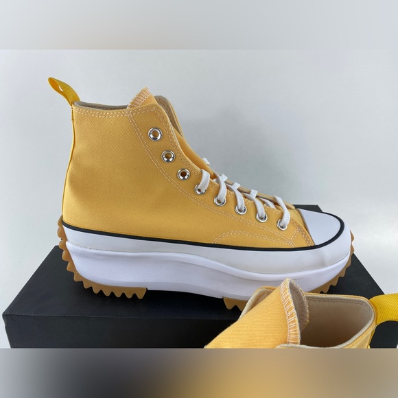 Converse Run Star Hike High Citron Zest Gum Women's Size 10.5 Shoes Yellow - Picture 5 of 12